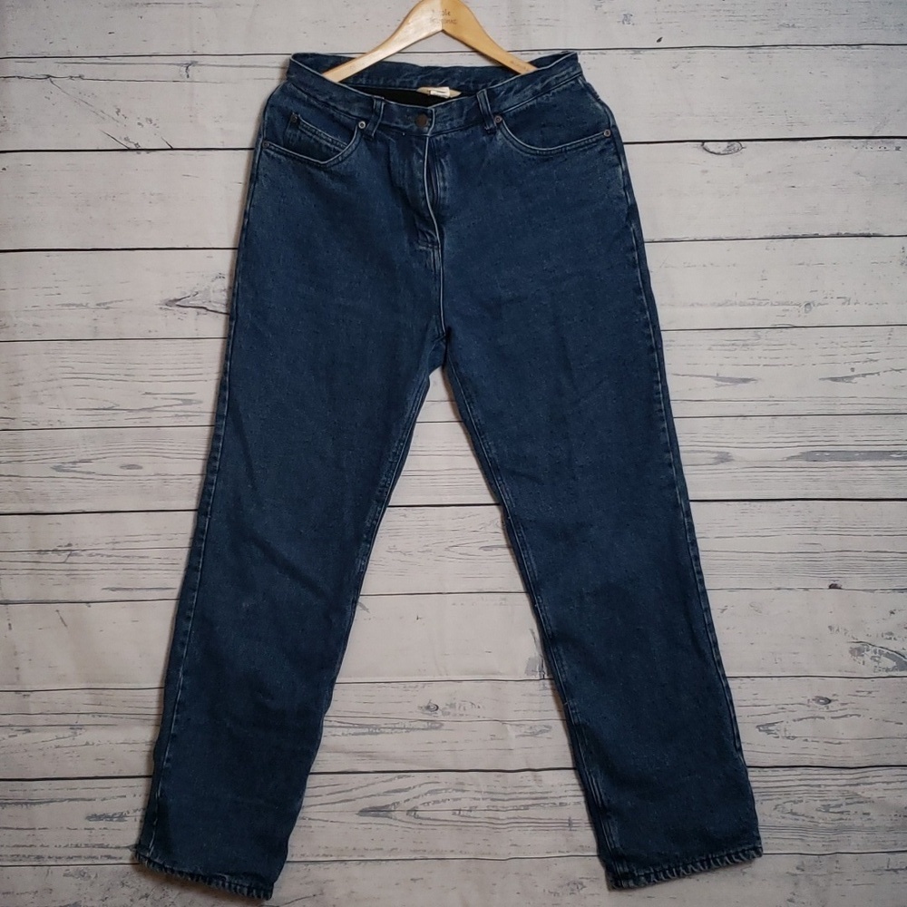 Woolrich fleece lined straight jeans